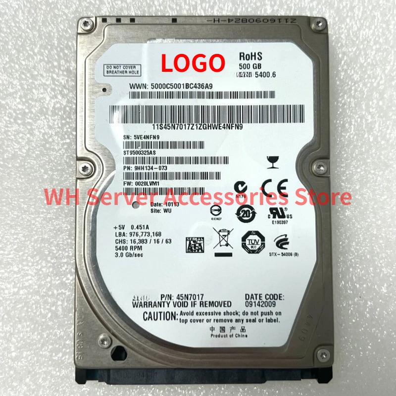 ST9500325AS 500GB 5400RPM 8MB 2.5