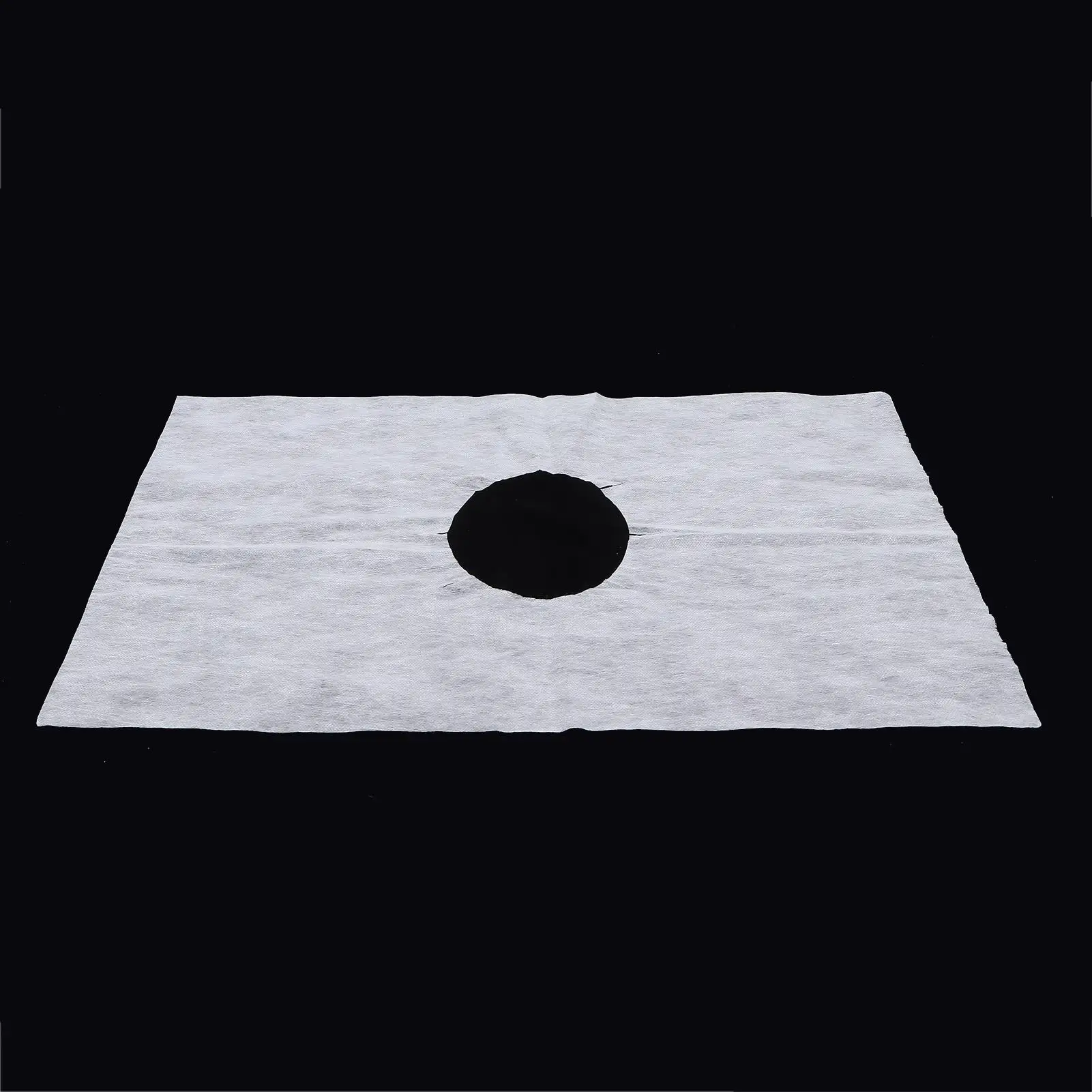 미용실 사용을 위한 마사지 침대를 위한 통기성 일회용 얼굴 받침대 커버 둥근 구멍 디자인