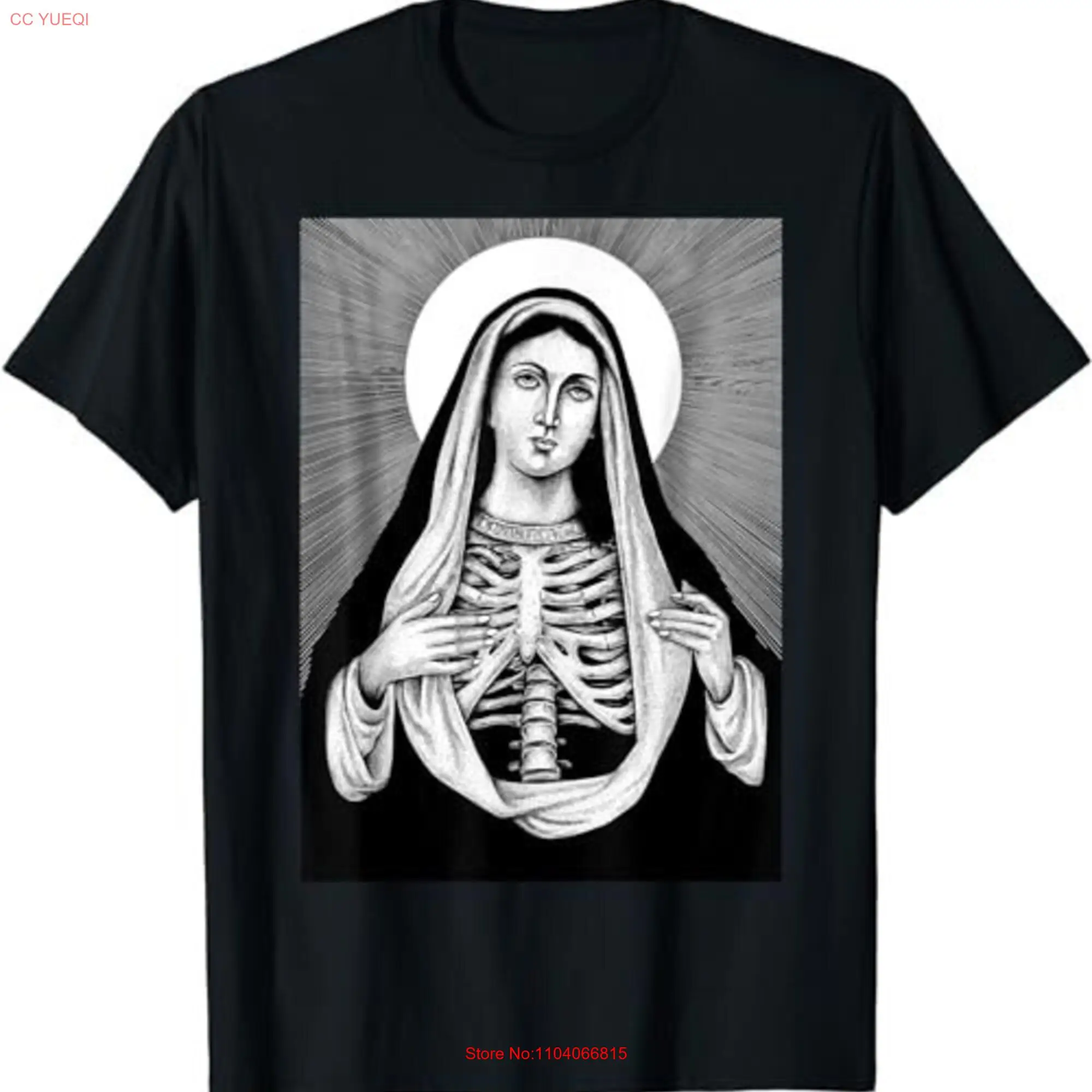 Occult Gothic Dark Satanic Unholy Nun Witchcraft Horror Goth T Shirt SweaT 100468 long or short sleeves