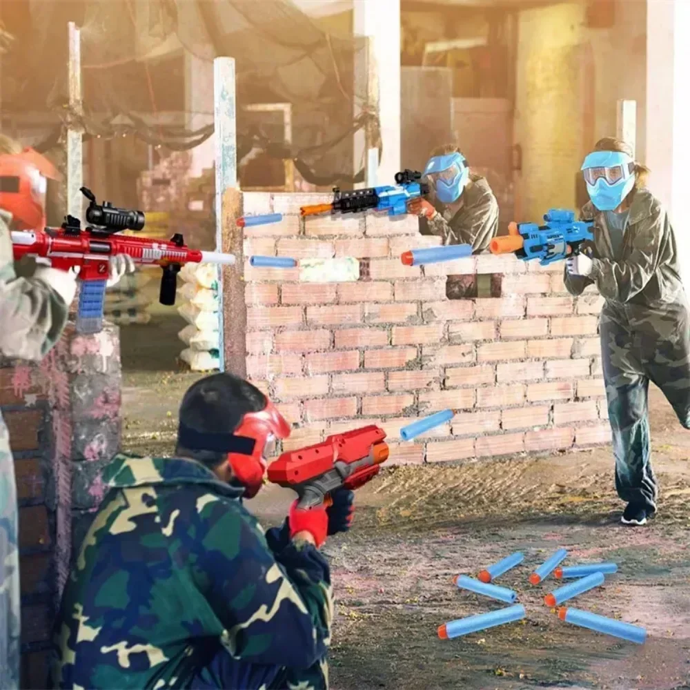 H1000-50pcs Hemelsblauw Effen Ronde Kop Kogels 7.2cm voor Speelgoed Pistool Serie Blasters Refill Darts Kinderen Speelgoed pistool Accessoires