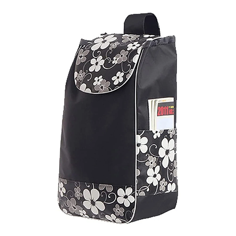 접이식 쇼핑 토트 교체 가방, 운반 방수 옥스포드 천 가방, 쇼핑 카트용 재사용 가능, 가정 여행 정리정돈 