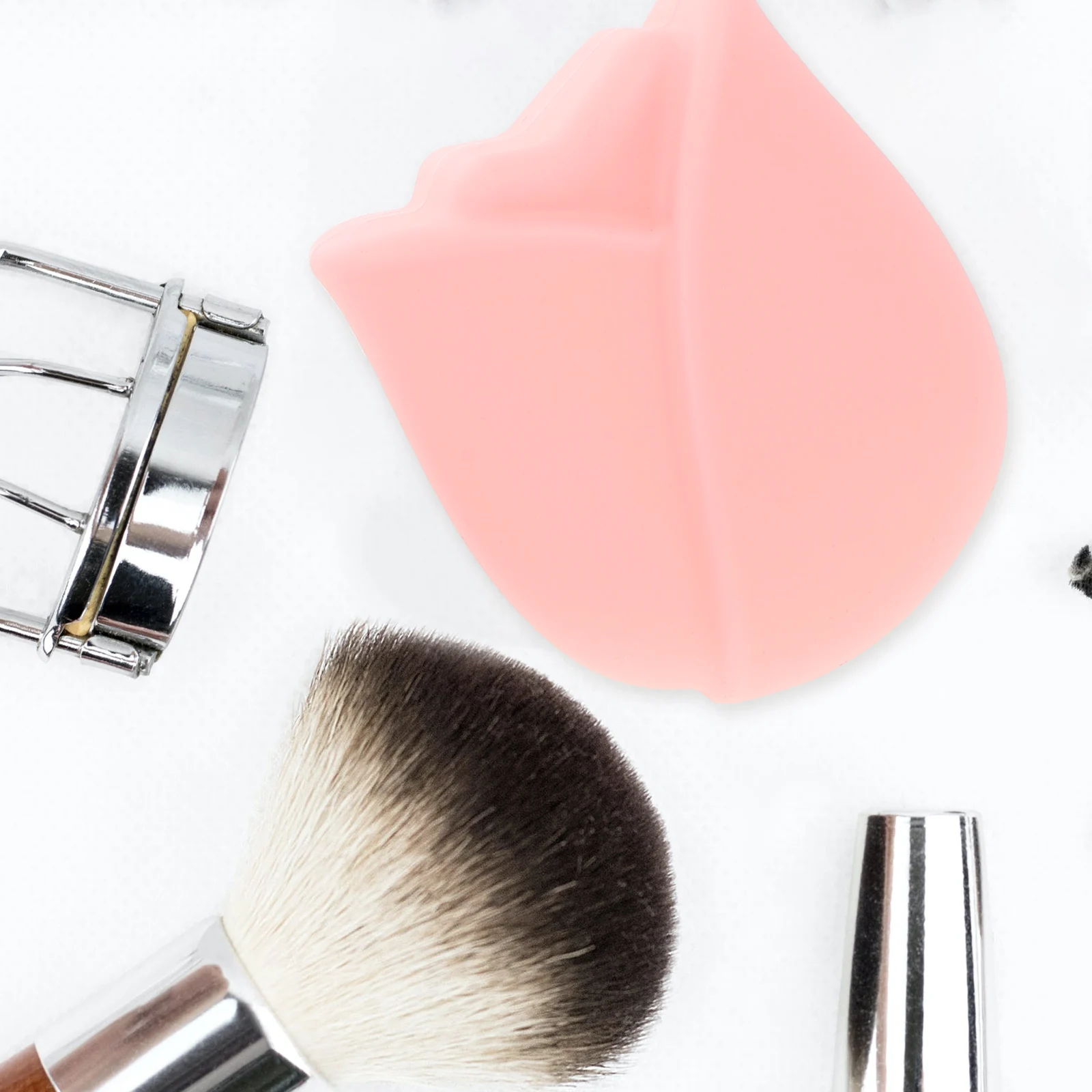 

3Pcs Brush Head Covers Silicone Protective Holder Portable Travel Makeup Brush Covers Protective Cover