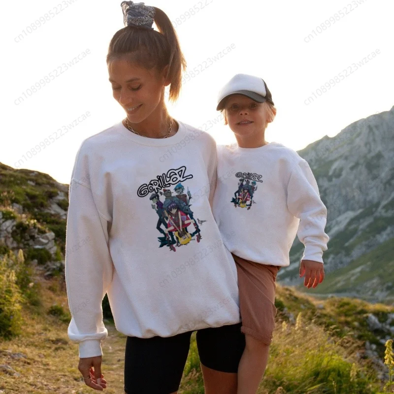 

Gorillaz Rock Modern Music Graffiti Kids Cartoon Sweatshirts Children Hoodie Cute Fashion Printed Sweatshirt Girls Funny Clothes