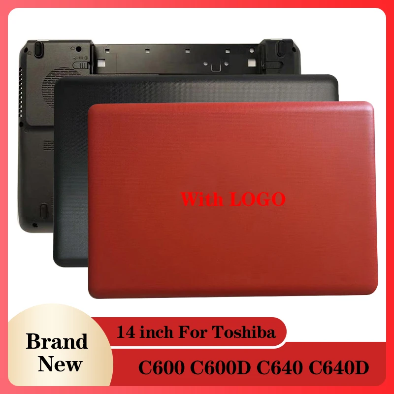 NEW for Toshiba Satellite C600 C600D C640 C640D Laptop Case LCD Back Cover/Bottom Case