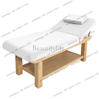 FG Ear Cleaning Lash Massage Tables Beauty Spa Nail Comfort Massage Tables Tattoo Wood Furniture Массажный Стол MHAMC