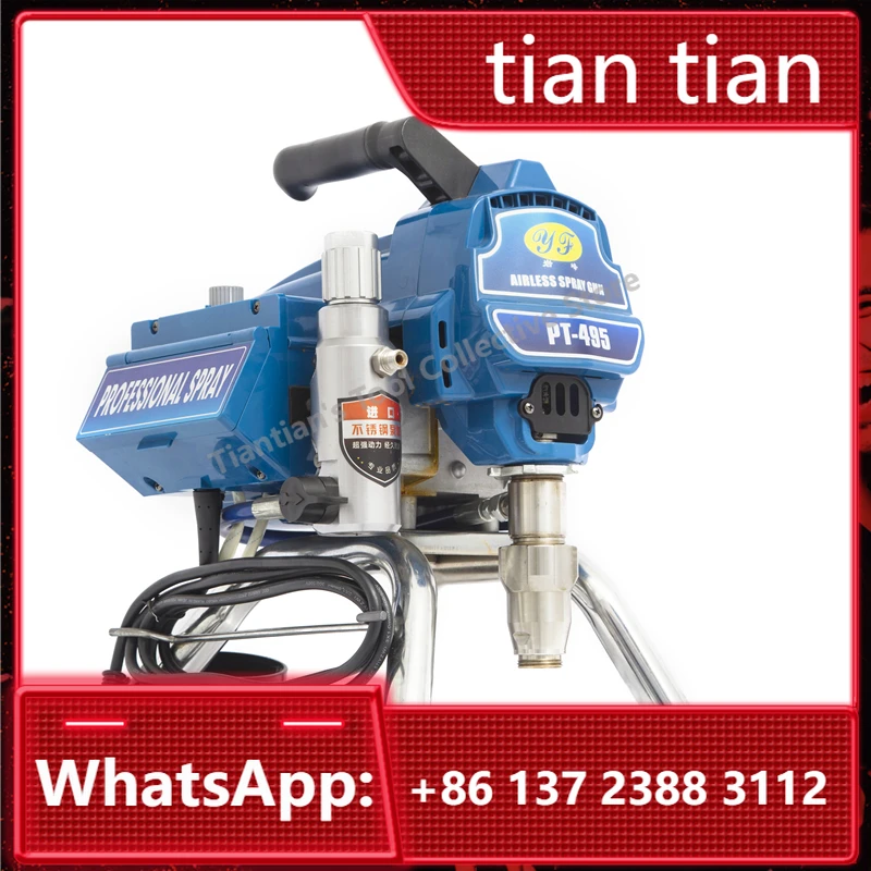 

Электрический распылитель 495 595 695, 110В (стандарт США), краскопульт, соответствует европейскому стандарту 230В, безвоздушный распылитель