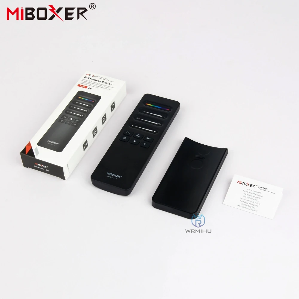 Miboxer C6 2,4 GHz 3w1 SPI pojedynczy kolor/RGB/RGBWIC sygnał TTL pilot dla WS2811 WS2812 WS2815 kontroler taśmy pikselowej LED