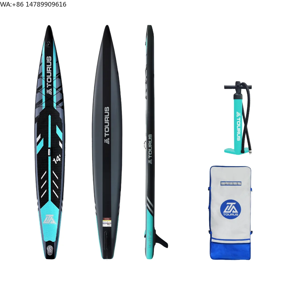 Wholesale Factory-Priced Easier Hike 350SUP Inflatable PVC Stand-Up Paddleboarding Accessory Paddle Race Board-Portable