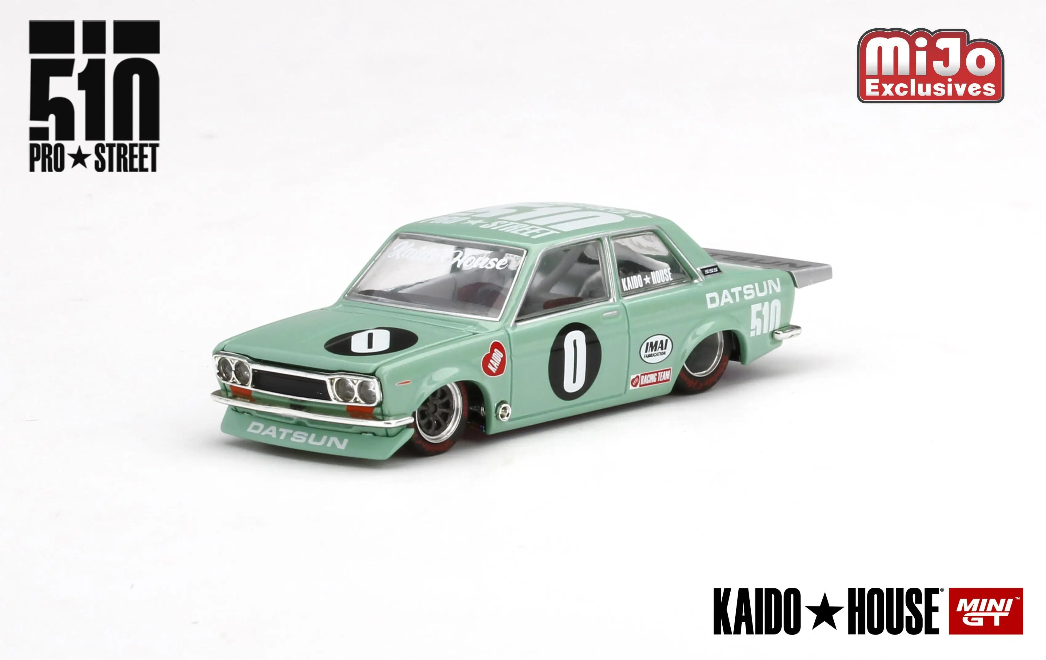 TSM MINI GT KAIDO HOUSE 1/64 Minigt KHMG008 Datsun 510 Pro Street Diecast lega modello di auto collezione display regalo