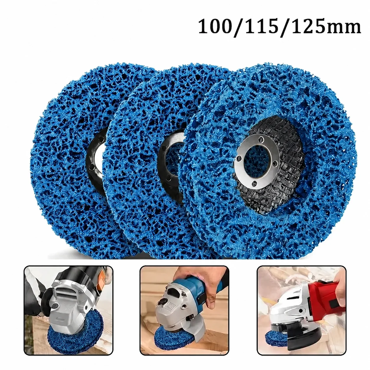 

Coral Disc 100/115/125mm Poly Strip Disc Diamond Grinding Wheel Flap Disc for Angle Grinder Paint Rust Removal Clean Abrasiv