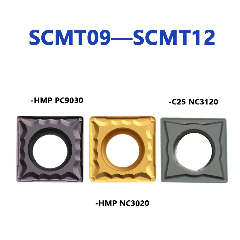 

SCMT09T304-HMP NC3030 SCMT09T308 SCMT120404 SCMT120408 C25 HMP NC3020 NC3120 PC9030 SCMT Turning Inserts Internal Tool Cutting