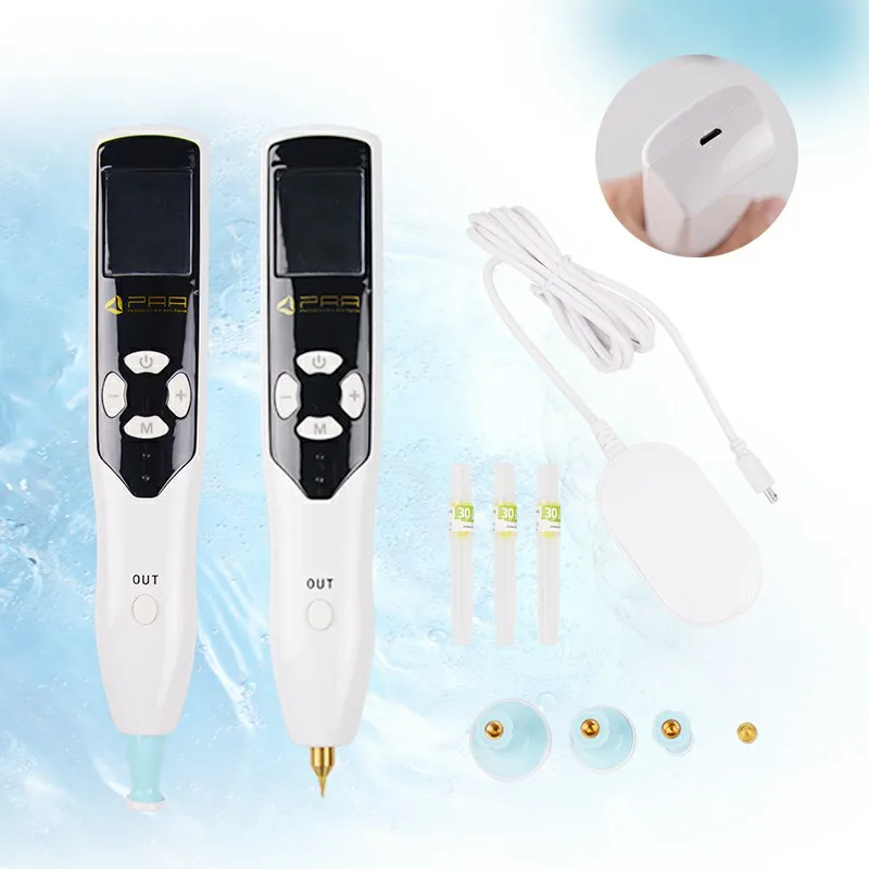 Portable Derma Ozone mole removal device Anti-inflammatory acne treatment age spot removal pen come with 7 cartridges