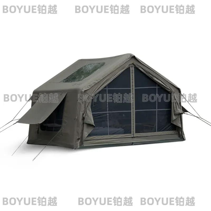 Automatic Inflatable Tent Warm Thickened Cotton Winter Outdoor Camping Rainproof Shelter Overnight Equipment for Hiking