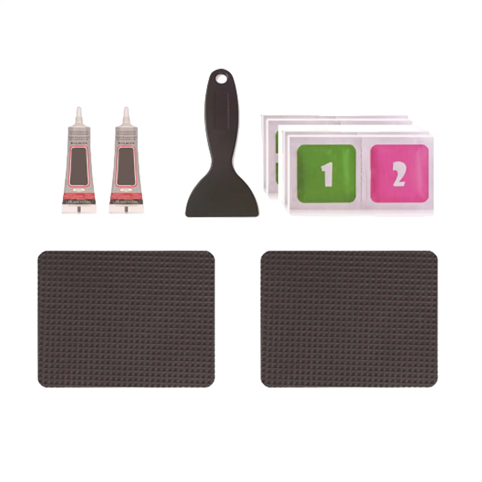 Trampoline Patch Repair Kit Waterproof with Glue Replacement Puncture Repair Patches for Trampoline Inflatable Outdoor Tent