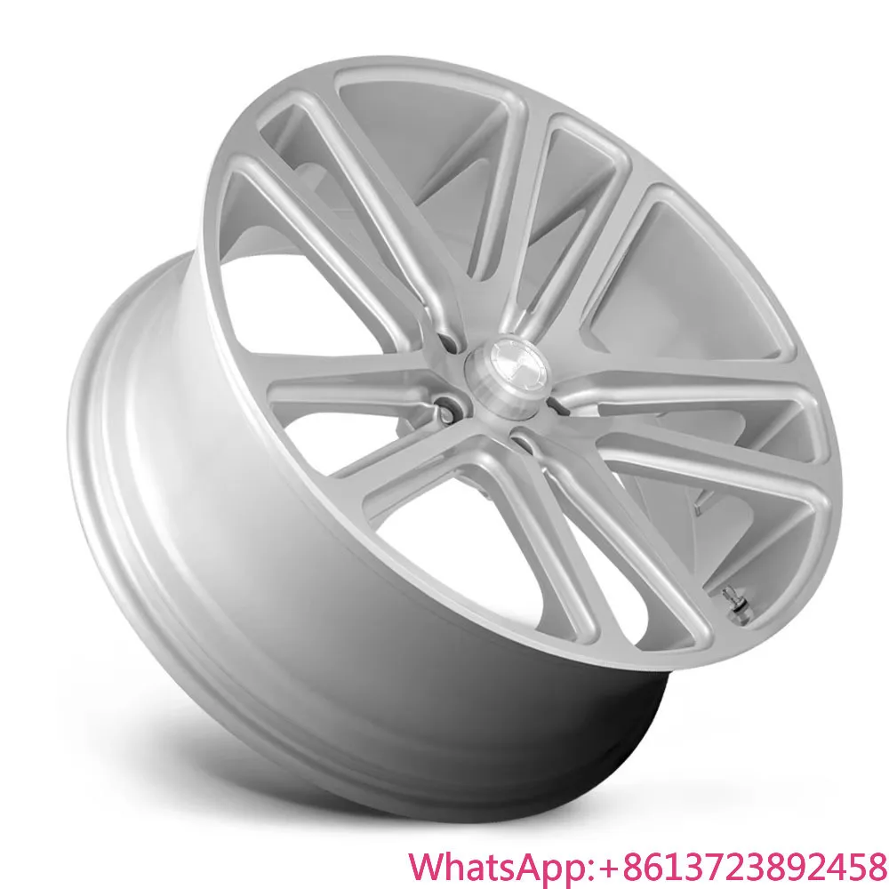 High Quality Alloy Wheels 16 - 26 Inch Spokes Black Rim for Racing Cars 5*112 Custom Passenger Car Wheels