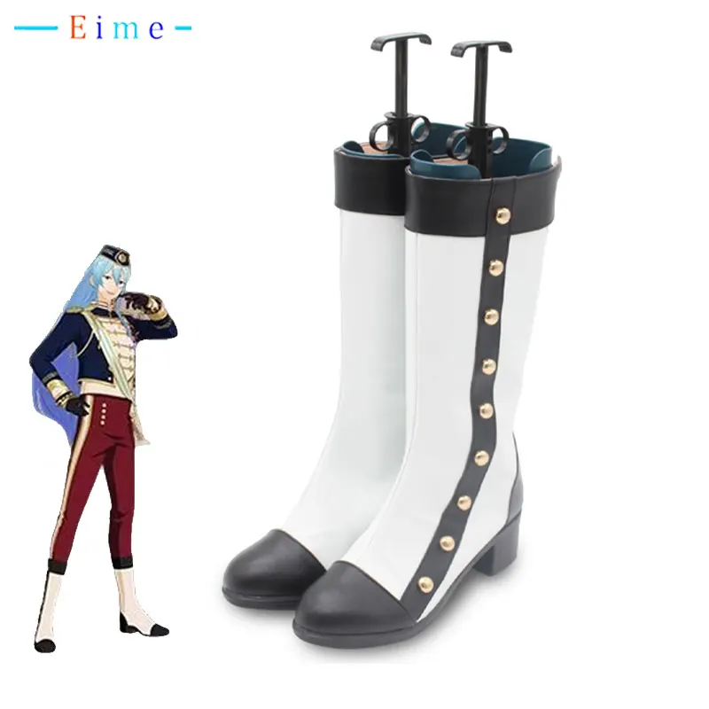 

Hibiki Wataru Cosplay Shoes Game Ensemble Stars Cosplay Prop PU Leather Shoes Halloween Carnival Boots Accessories Custom Made