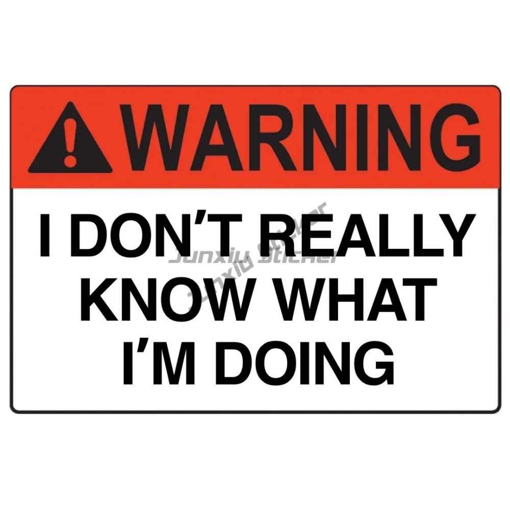 

Funny Warning Sticker Camper Windows Waterproof Car Window Decals