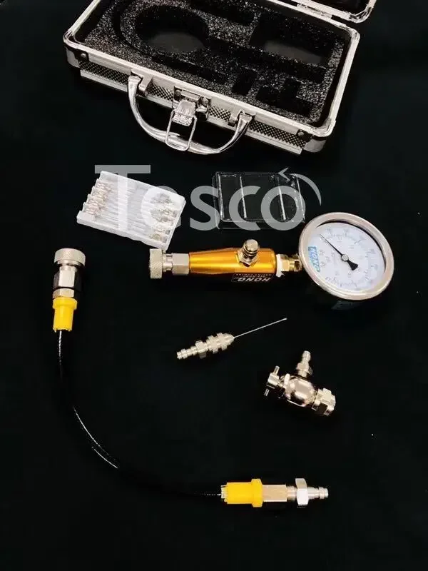 

Shock-absorbing built-in need test inflation high-precision dual-use red man nitrogen pressure gauge