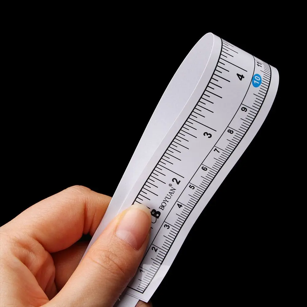 Stickers New Silver Vinyl Sewing Machine Measure Self Tape Ruler