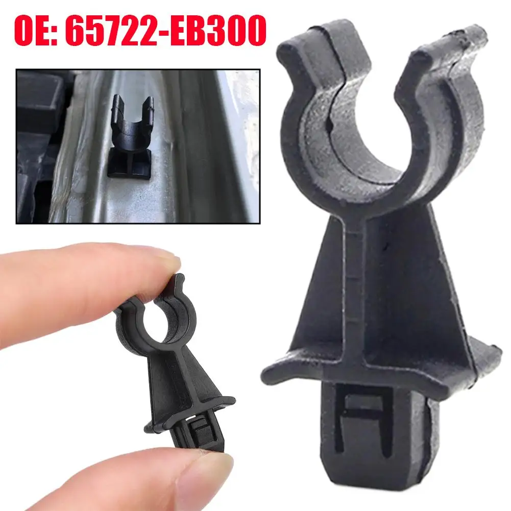 Hood Prop Rod Clip 65722-EB300 For Nissan Navara D40 Pathfinder R51 Qashqai J10 Dualis Xterra Engine Hood Support Stay Holder