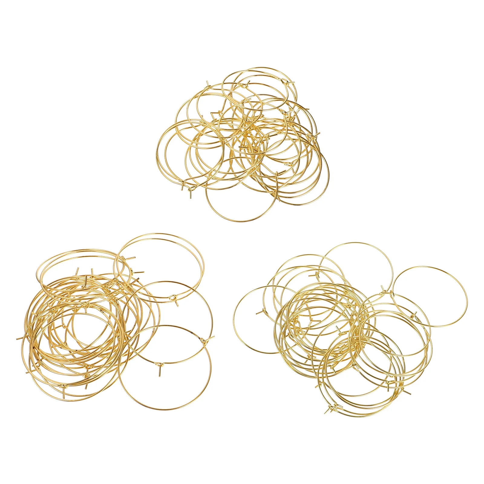 180 قطعة الأطواق القرط صنع المجوهرات عدة Crafts بها بنفسك الحرف المستديرة الديكور الأطواق أساسيات ل اكسسوارات الأقراط اليدوية