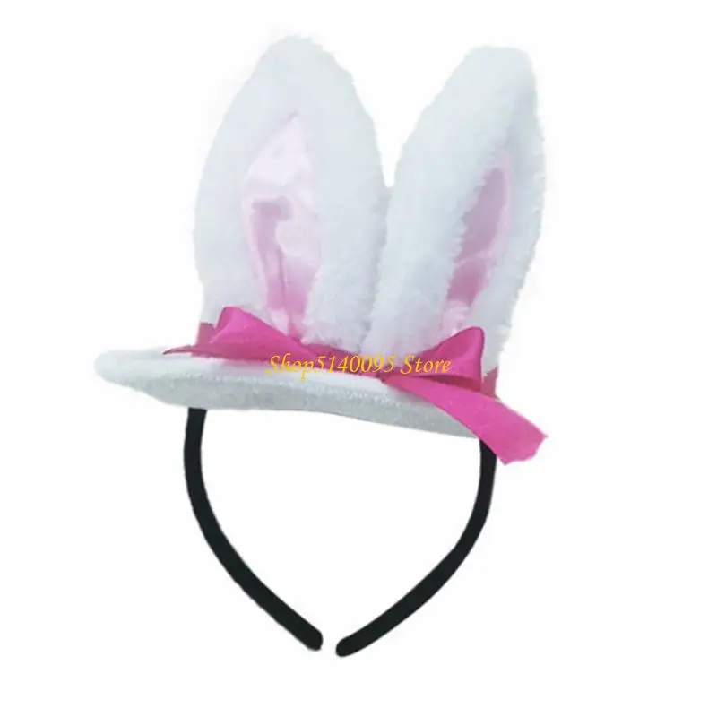 Dxae Anime Stirnband Bowknot Kaninchen Ohr Ostern Haarband für erwachsene Kinder formelle Veranstaltung