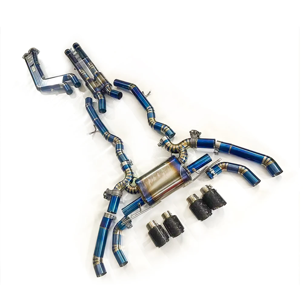 

Hot selling BMW for X3M/X4M competition F97/F98 3.0T weight 2019-2023 Titanium exhaust pipe system with valve