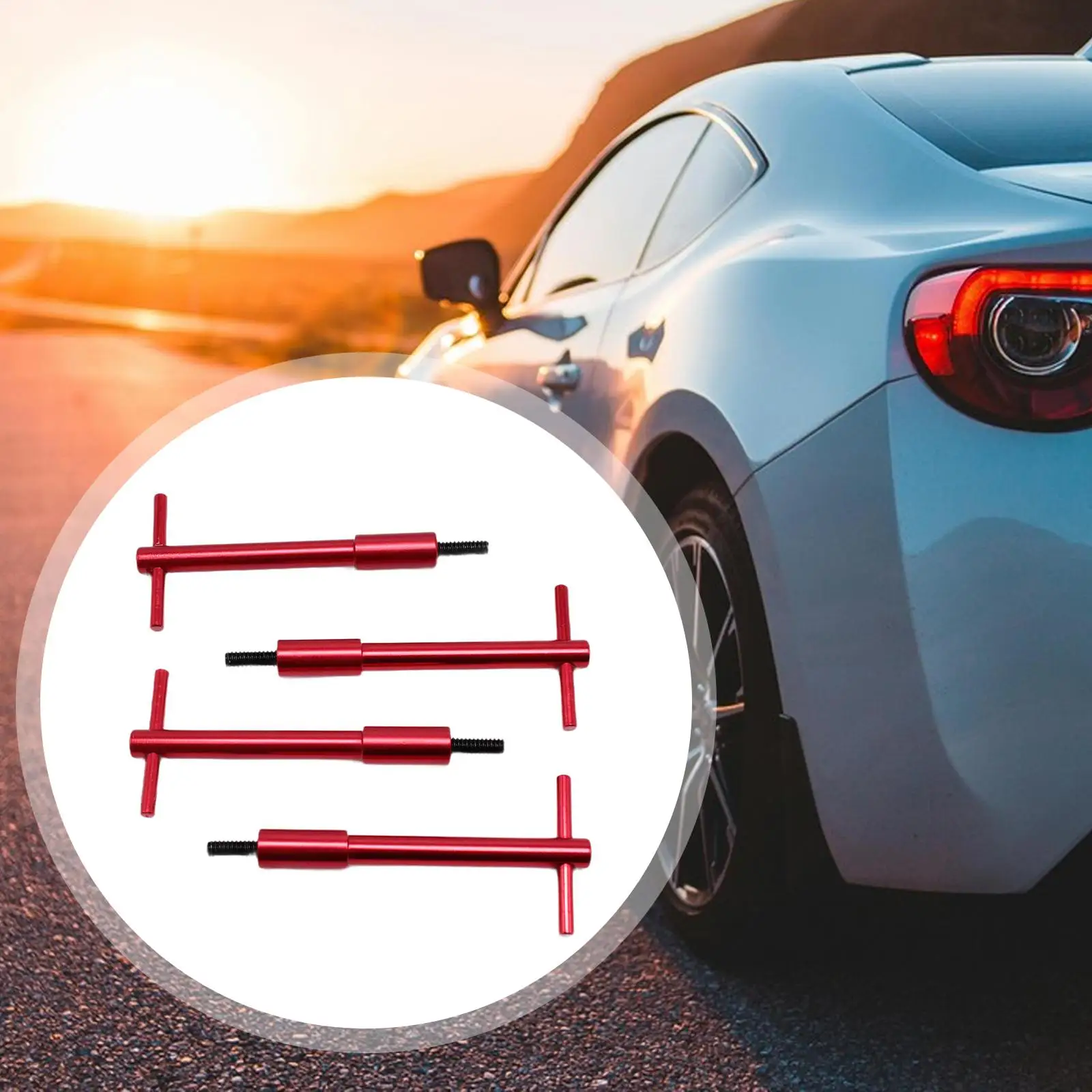 

4 Pieces Valve Cover Set Car Engine Valve Cover Sturdy Easy to Install Spare Parts Upgrade Repair Accessories Replace