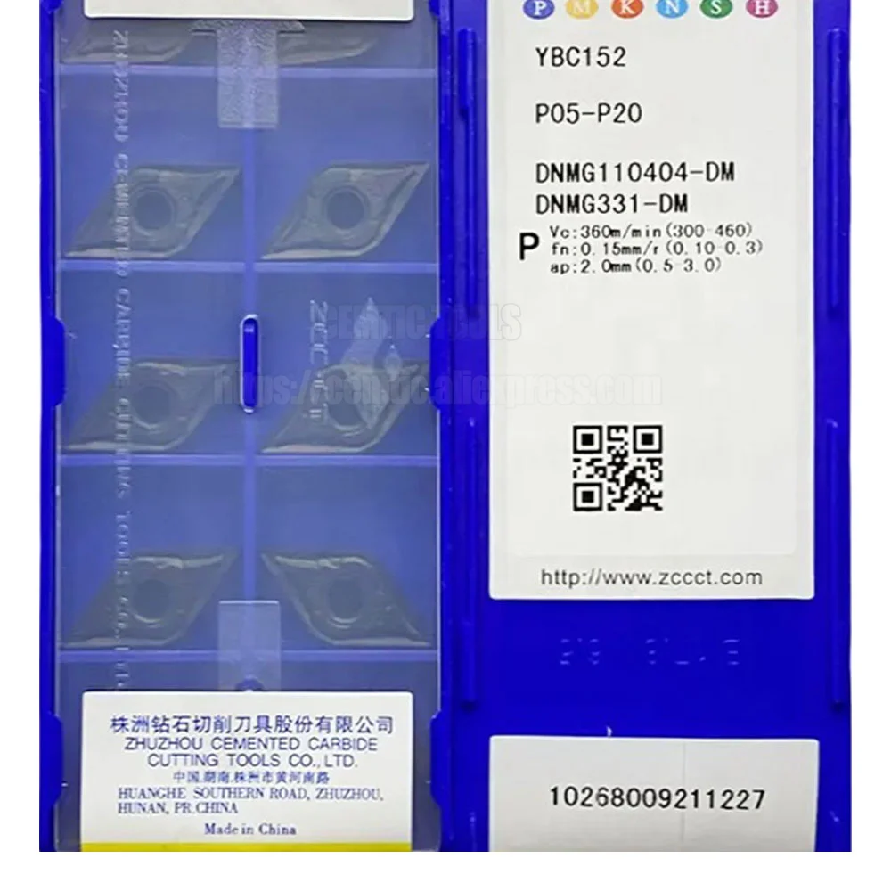 

ZCC DNMG 331 DM DNMG110404-DM YBC152 YBC252 YBM251 YBC251 Turning Tools Inserts cutter for steel and stainless steel