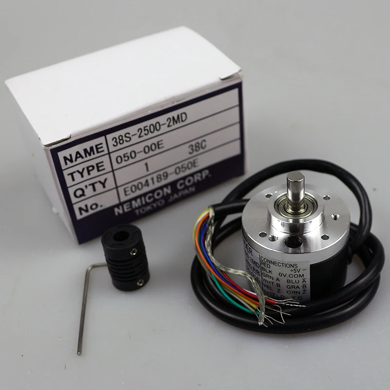 38S-1024-2MD-6-50-B00E NEMI CON Codificador rotativo incremental E 004189 -050E 050-00E Japão Motor