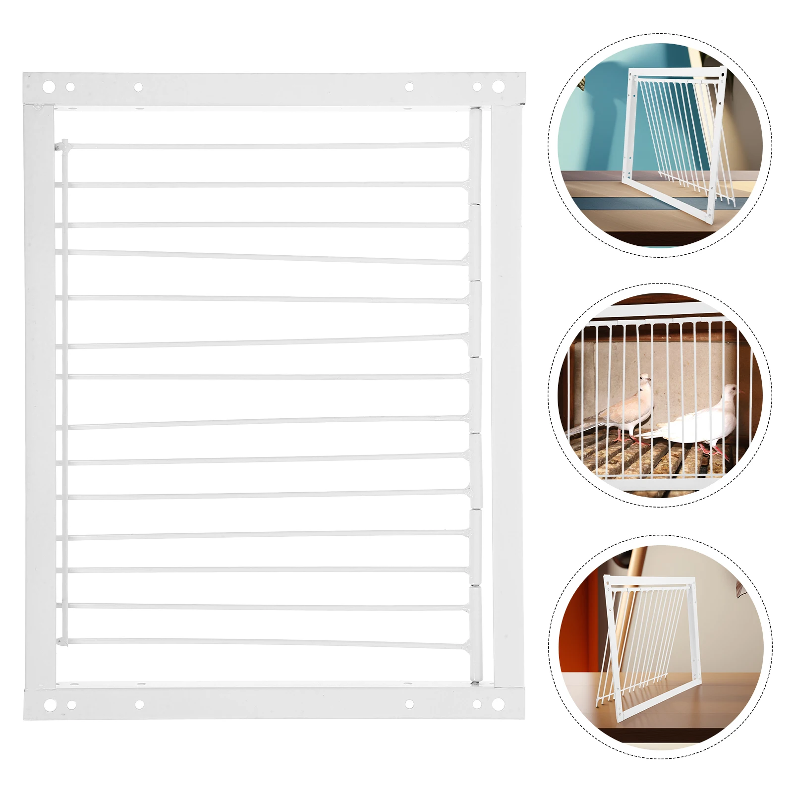 Pigeon Door Thickened Design Cage Accessories Wire Bird Door Pigeon Cage Supply Easy Installation activity metal bird trap