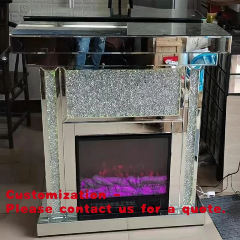 custom.Customize New Good Furniture European-style Simple Mirror Fireplace Hot Sell Foshan Living Room Furniture Modern Picture