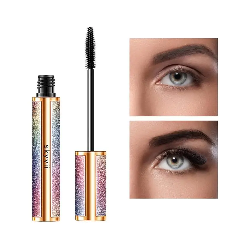 Starry Sky Mascara 4D Water Resistant Mascara Fade-Proof Liquid Lash Extensions 10ml Full Length And Volume No Clump Or Flake