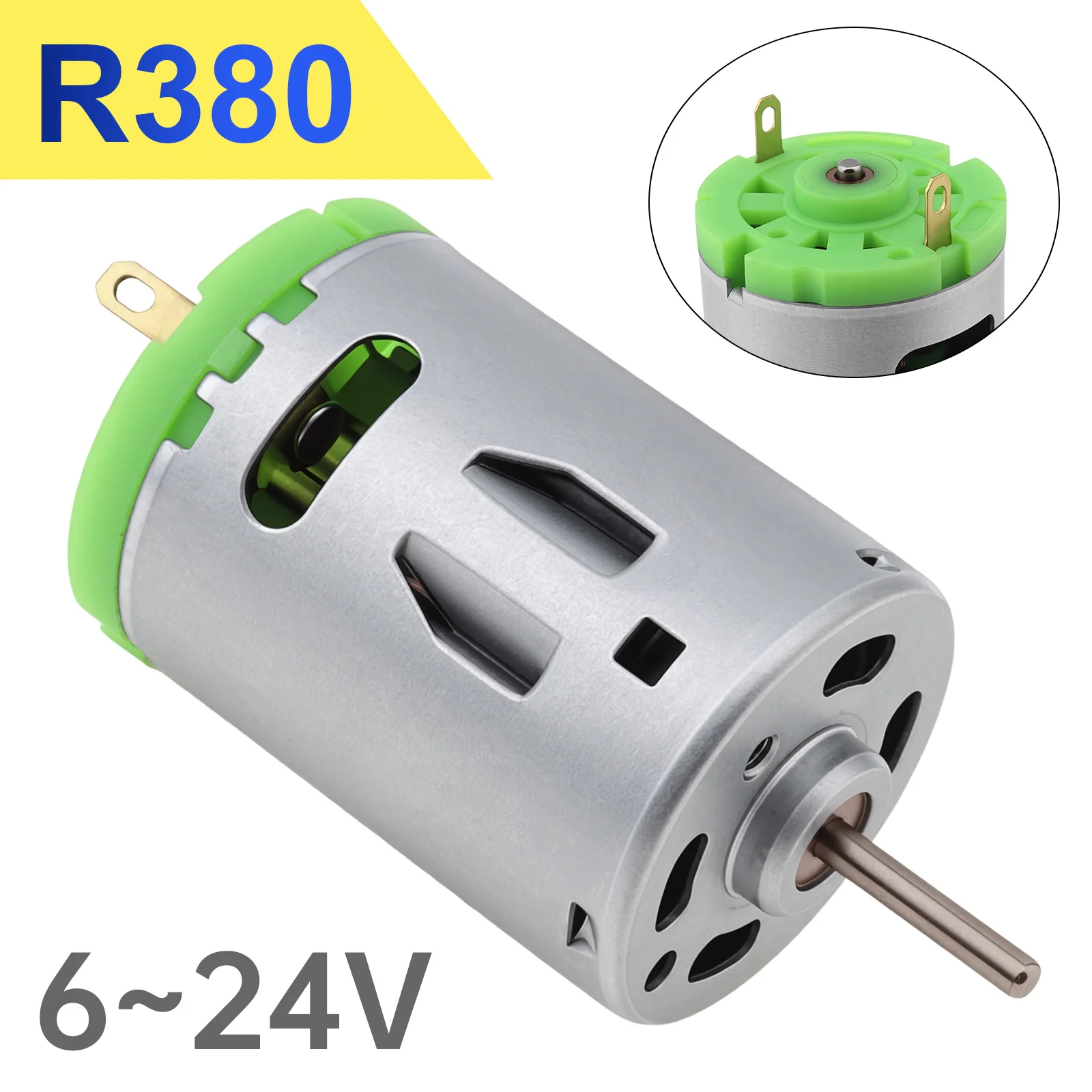 390/395/R280/R380 6-24V DC Motor 15600-24000RPM High Speed Micro Motor Motor for DIY Toys Hair Drier Mini Fan Small Appliance