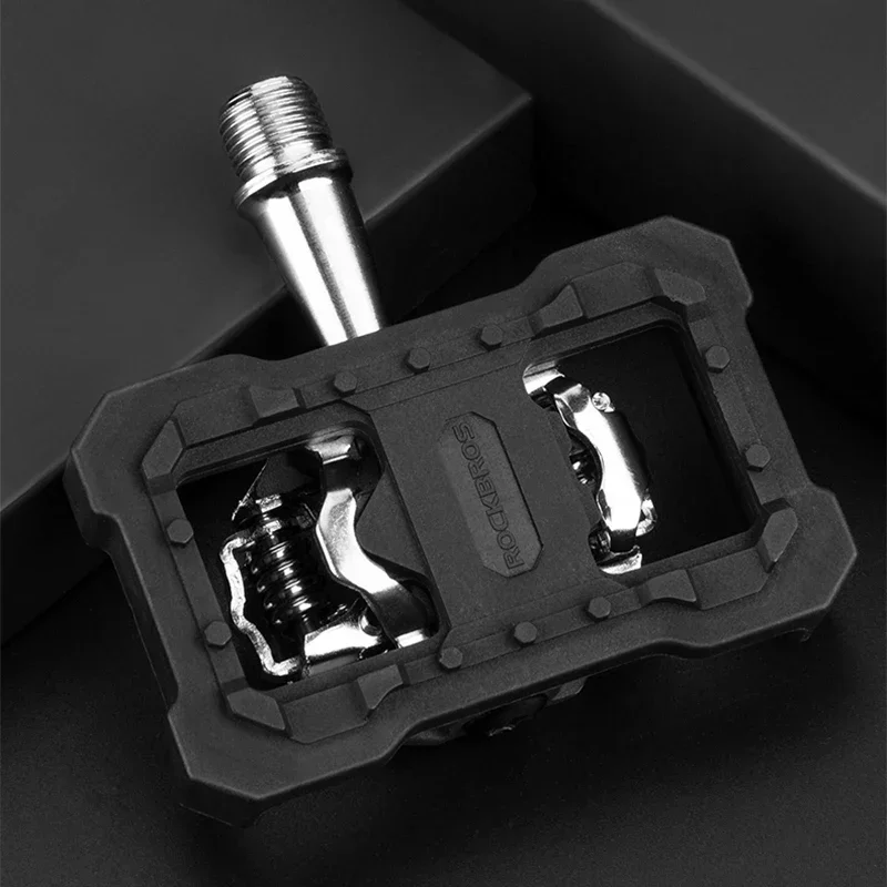 ROCKBROS Flat pedal adapter Clipless Platform Adapter Pedal for Shimano SPD Speedplay Cycling Pedal Convert Bicycle Pedals