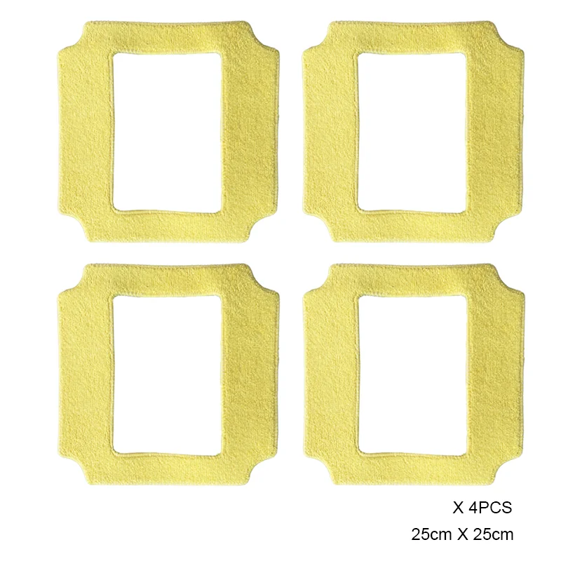Yellow Mop Window Robot Cloth Accessories  4pcs for Window Robot WIN660/RL880 /RL1180/RL2988/RL3325/RL3368//QHC004 view 4