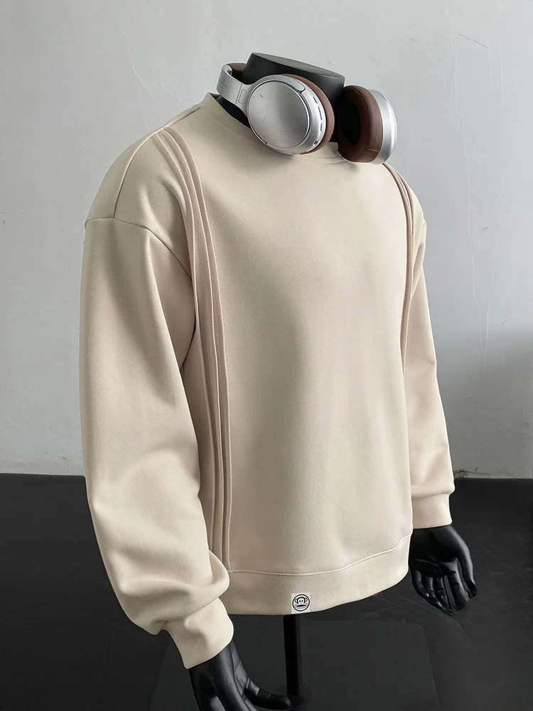 

PaulFrank Loose Fit American Sle Men's Hoodie Casual Comfortable Long Sve T-irt round Ne Pure Color Youth Faion