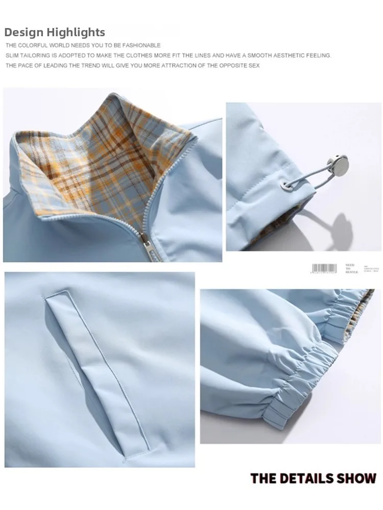 

Мужская ветрозащитная износостойкая свободная модная осенняя куртка TUCANO Casual Sle из полиэфирного волокна с длинной застежкой-молнией