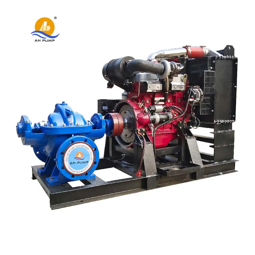Large Flow Capacity Double Volume Irrigation Diesel Engine Driven Water Pump