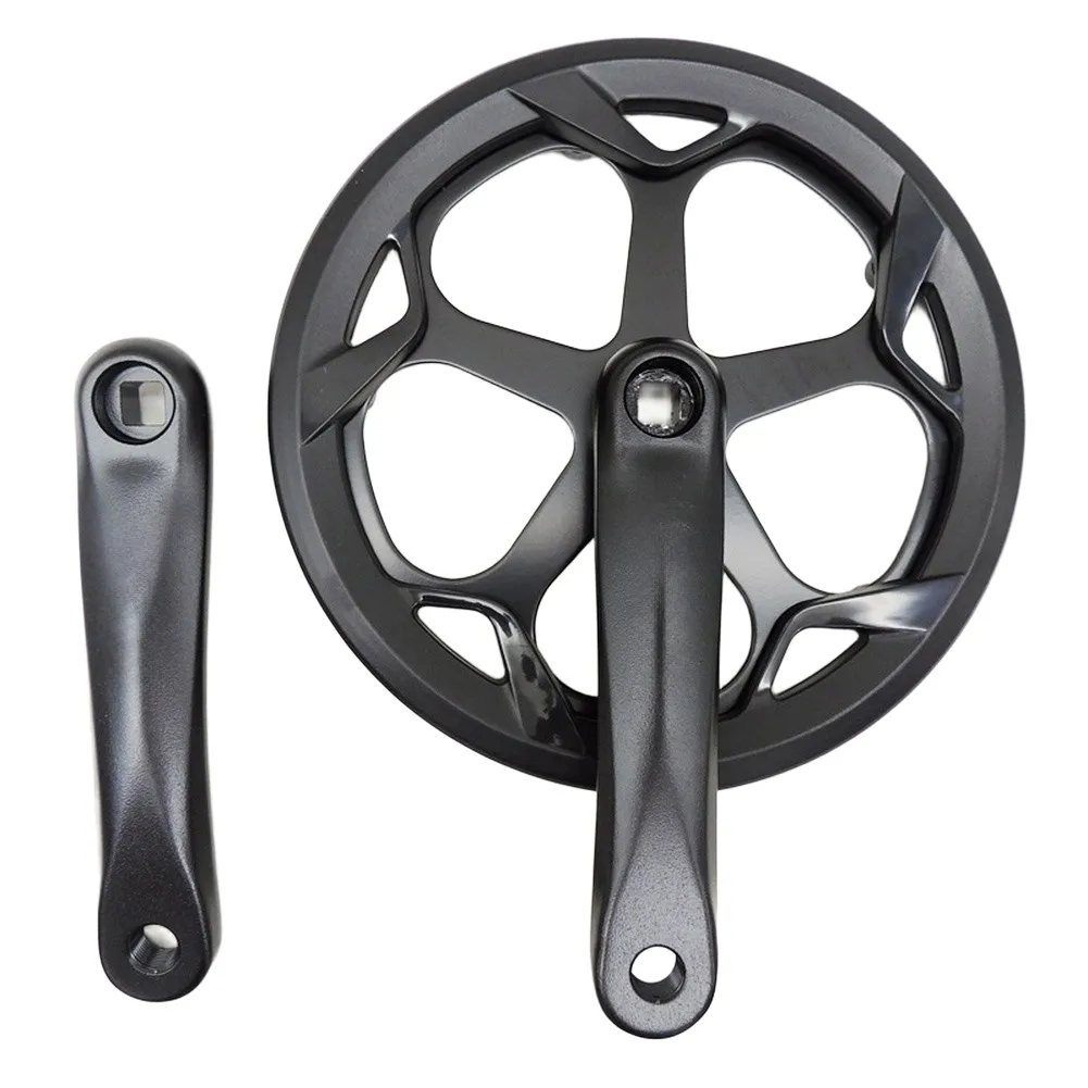Klappbares Fahrrad-Kurbelset 152mm Aluminiumlegierung 32T 48T 52T Zahnauswahl für Elektrofahrrad-Kurbel – Detail 1