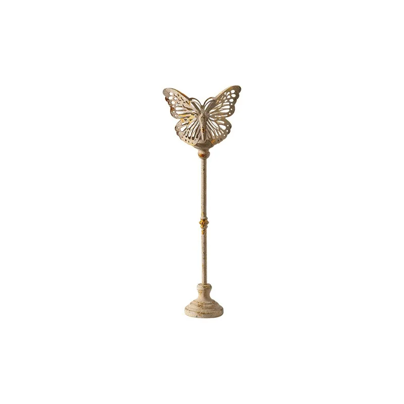 Medieval butterfly-shaped candle holder ornament B & B hotel decorative props restaurant atmosphere Crafts candle holder