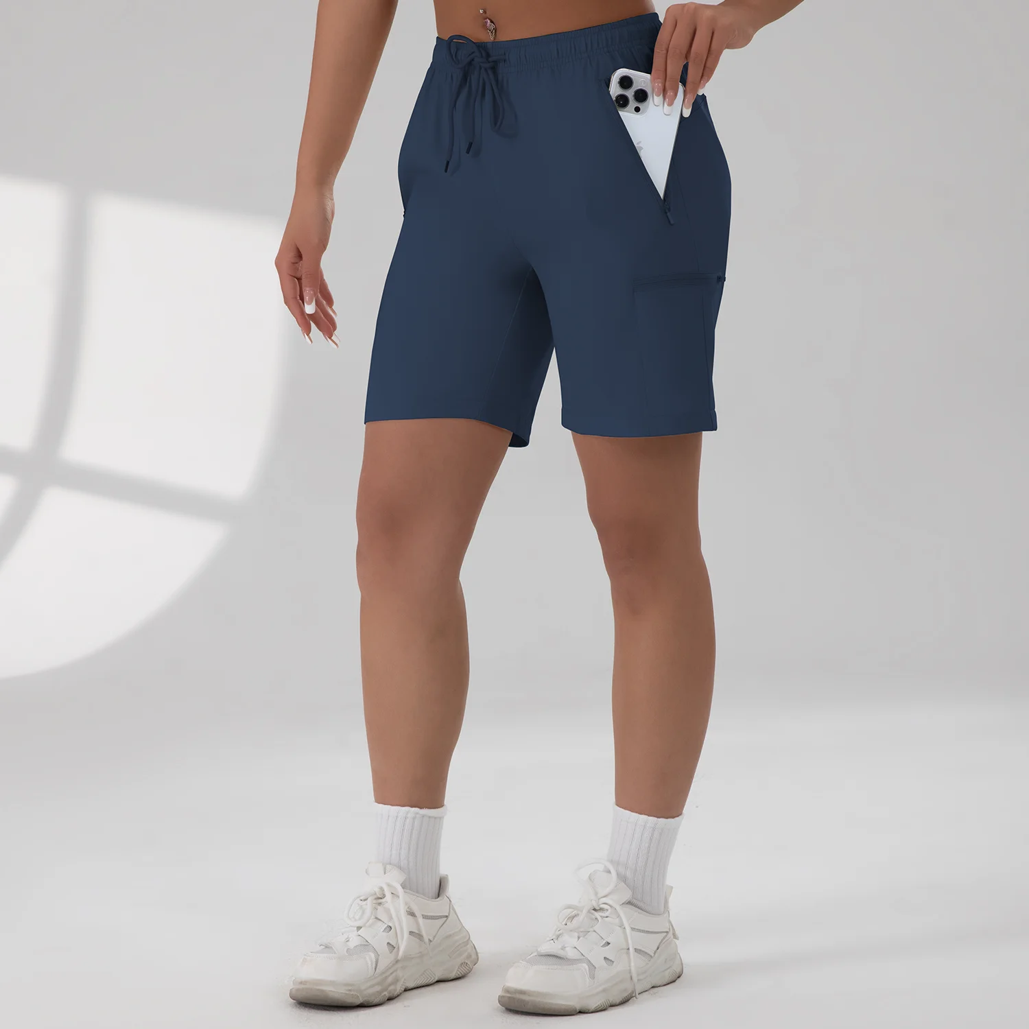 Summer Women's Shorts Lightweight Breathable Casual Short Pants Quick Dry Loose Simple Style Daily Sweatpants Short Trousers