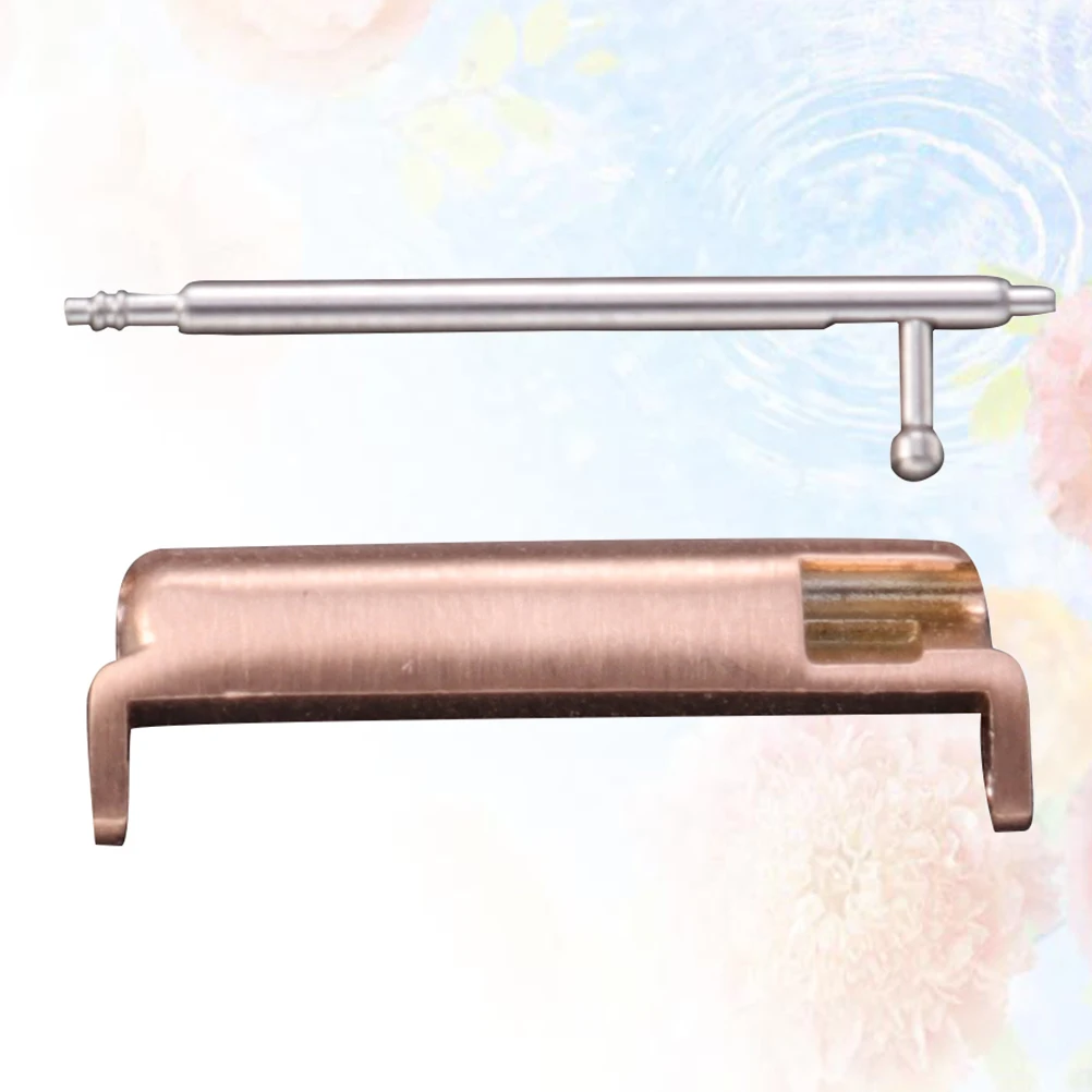 

2 set Strap Connector Stainless Steel Spring Bar Tool For Watch Band Repair Compatible With Fitbit (Rose Gold, 2 Pin) Watchbands