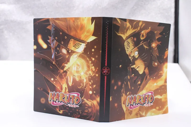 240Pcs New Naruto Anime Game Collection Card Book Anime Peripheral Card Storage Bag Album Xmas Gifts High-Capacity Boy Girl Toys