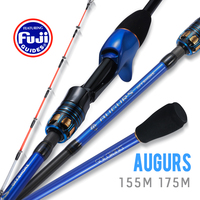 SOLOKING AUGURS Cuttlefish Squid Rod 1.55M/1.75M Fuji Ring Titanim Tip Fishing Rod Sea Boat Fishing Light Weight
