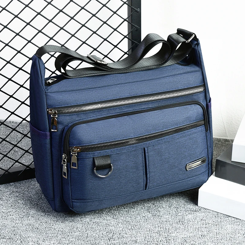 

Men's Casual Crossbody Bag, Multi-layer Pockets, Adjustable Shoulder Straps,business Shoulder Bag,daily Commuting Bag,casual Bag