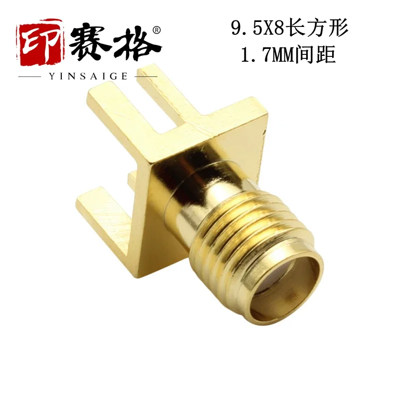 SMA-KHD female seat 18GHZ test grade SMA outer screw inner hole 1.7MM SMA-KE large partial foot SMA female seat