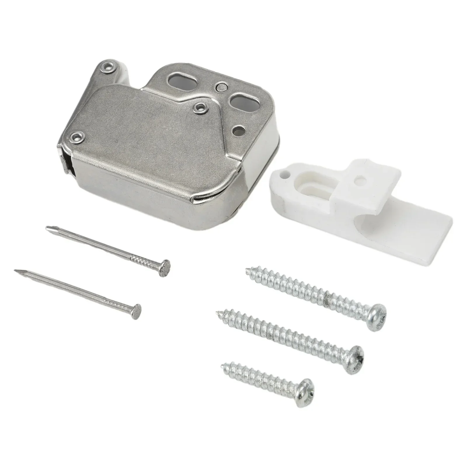 1pcs Touch Latch Automatic Spring Push Catch Door Bounce Lock Snap Lock For Cabinet Cupboard Doors Home Hardware