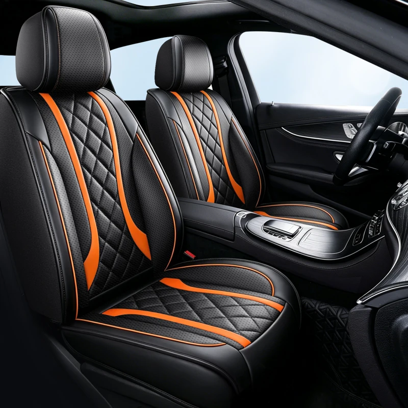 Set of Five Car Seat Covers, universal Fit, Does Not Interfere with Airbags, Full-Coverage Seat Covers, SUV Seat Covers