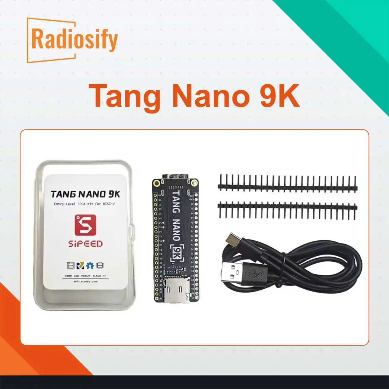 Tang Nano 9K FPGA Development Board GW1NR-9 HDMI SPI RGB USB-JTAG USB-UART RISC-V Gowin Board - view 2